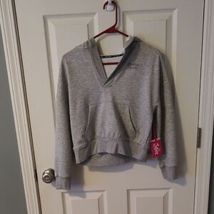 JUSTICE Girl Gray Hoodie with Logo